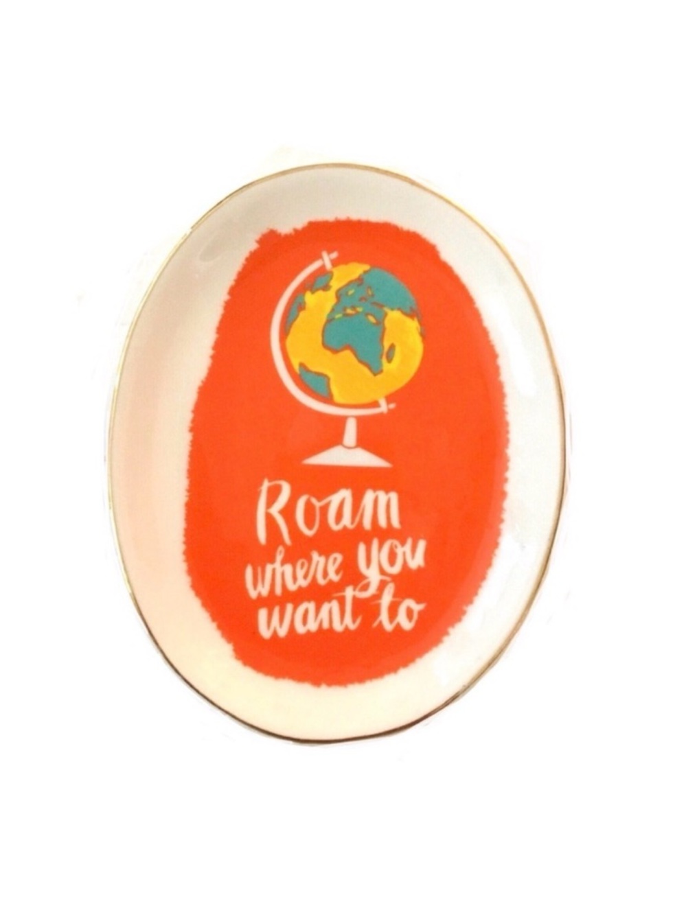 Angela Staehling Oval Trinket Dish-Wanderlust ROAM